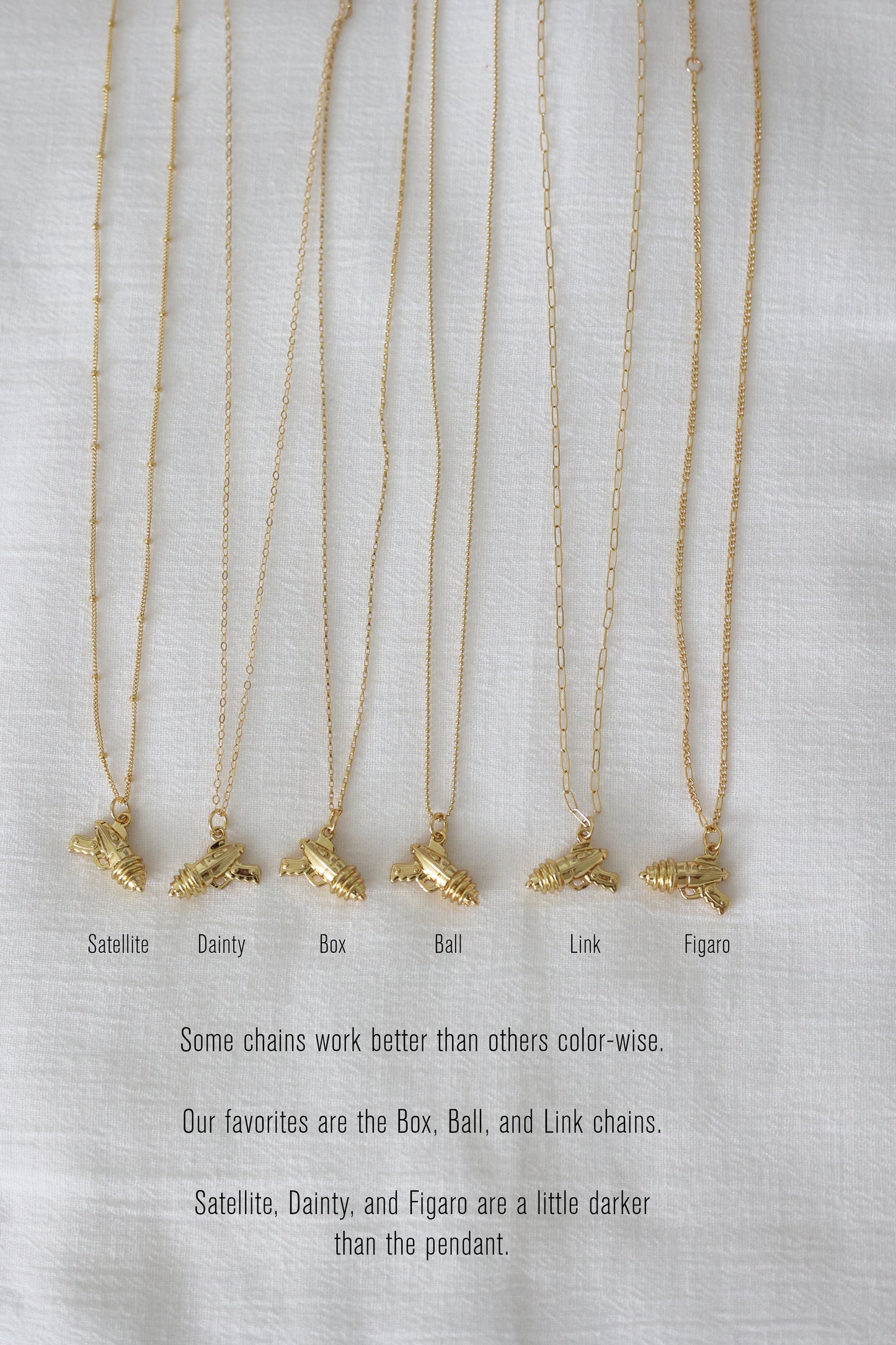 Chain Option - included in full necklace purchases only, not charms only listing