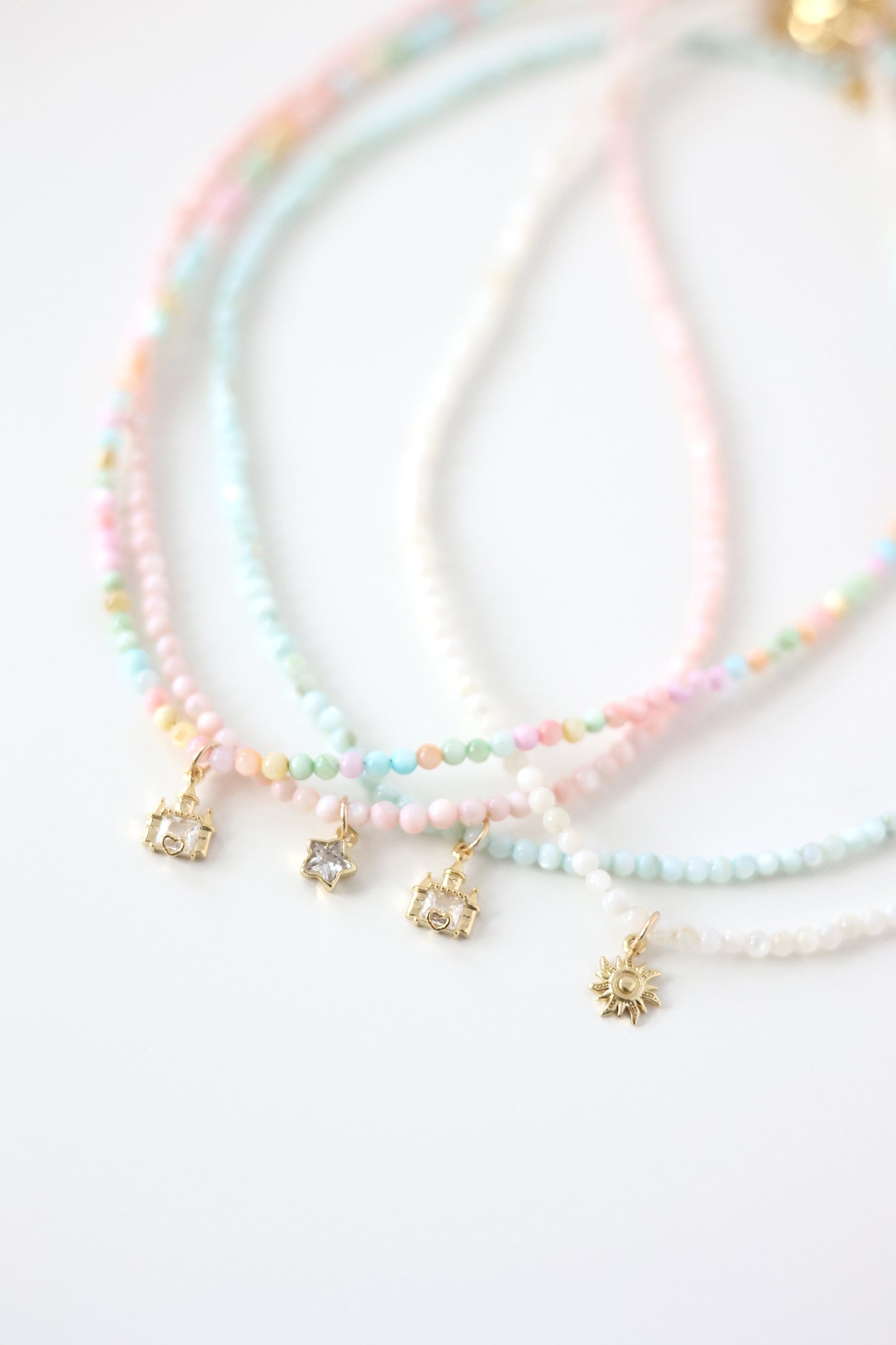Pixie Dust Collection - Beaded Necklace with Charm