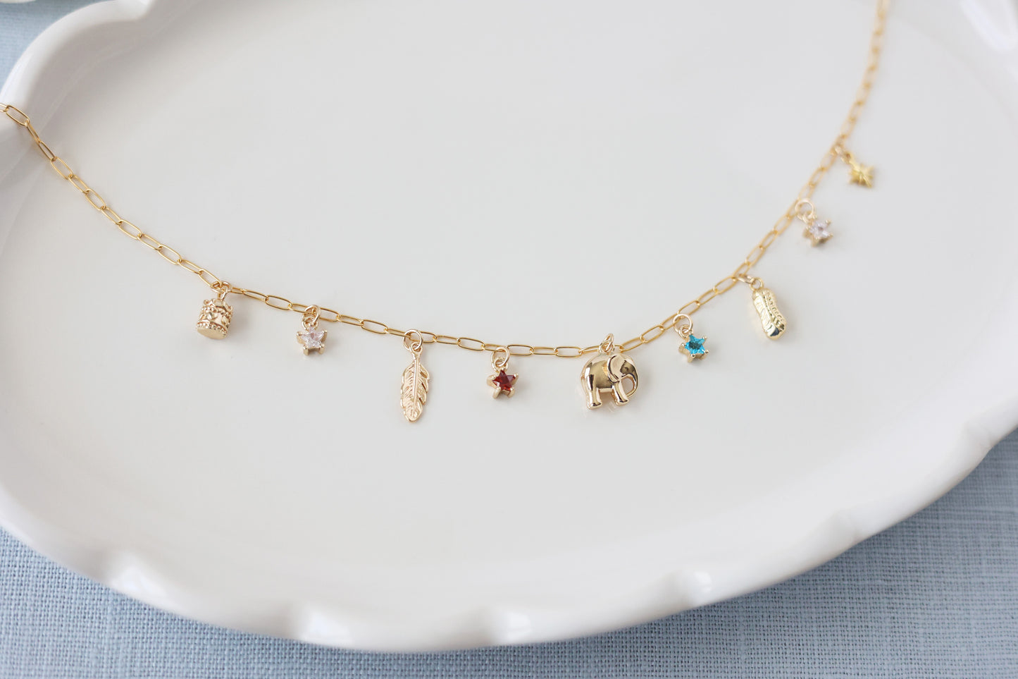 Pixie Dust Collection - Classic Dumbo Charm Necklace