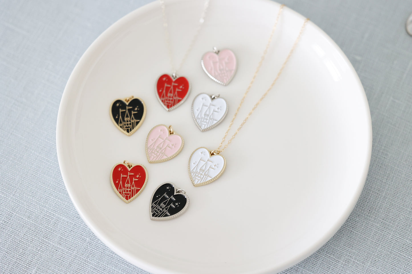 Pixie Dust Collection - Heart Castle Necklace
