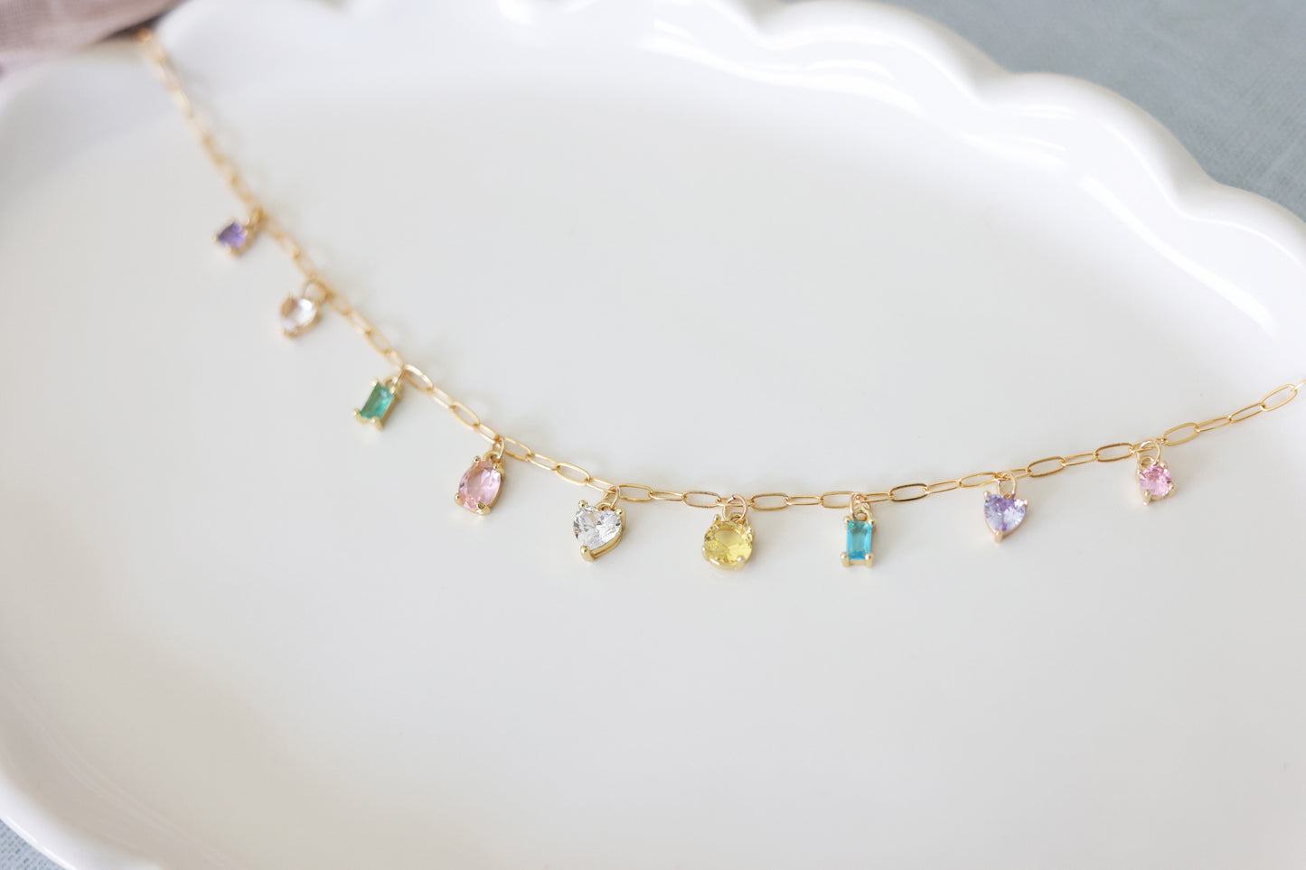 Pixie Dust Collection - Gem Charm Necklace