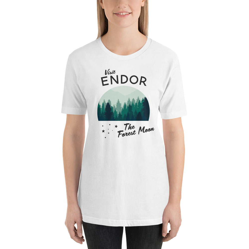Visit Endor The Forest Moon WITH STARS Unisex T-Shirt