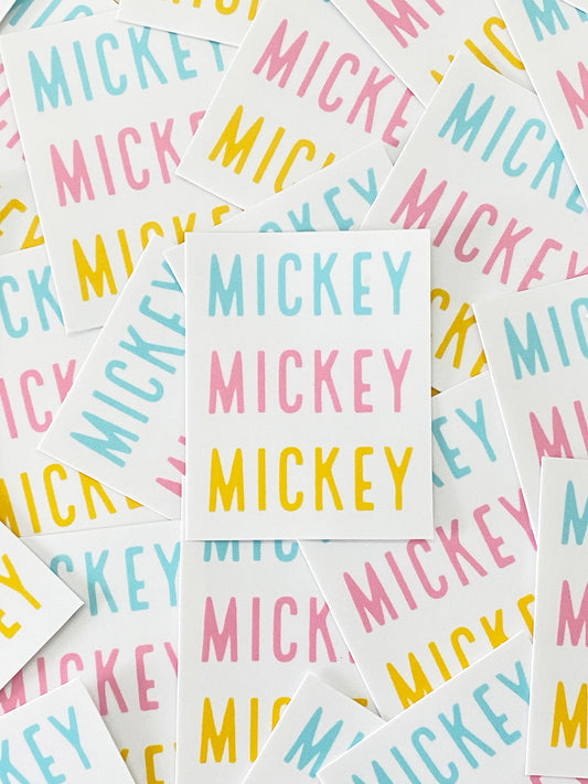 Colorful Mickey - Sticker