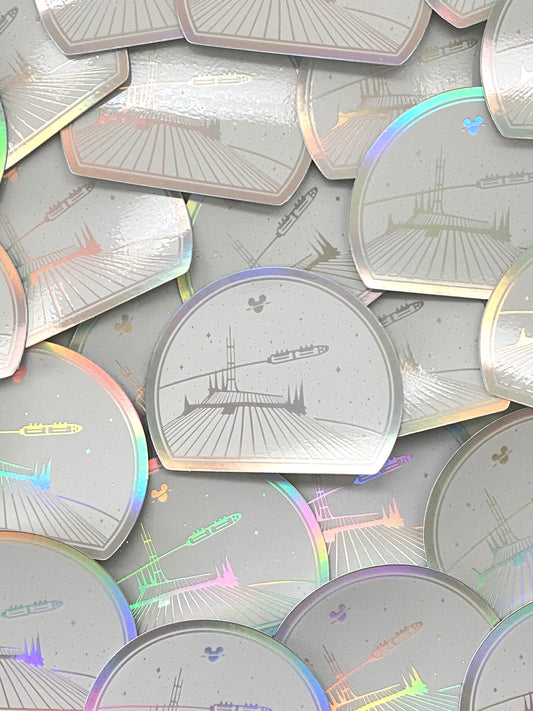 Space Mountain - Sticker