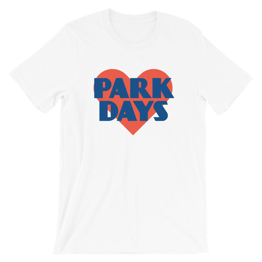 Park Days Heart Short-Sleeve Unisex T-Shirt - Next Stop Main Street