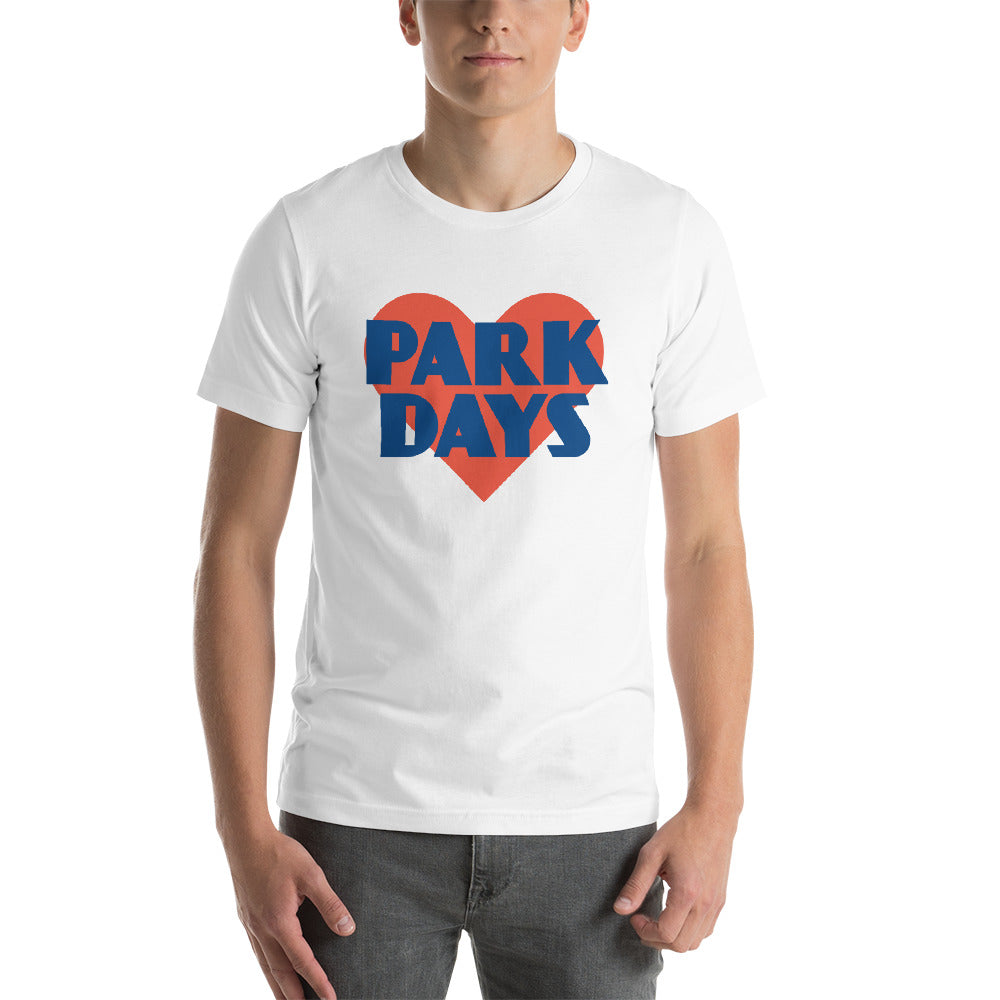 Park Days Heart Short-Sleeve Unisex T-Shirt - Next Stop Main Street