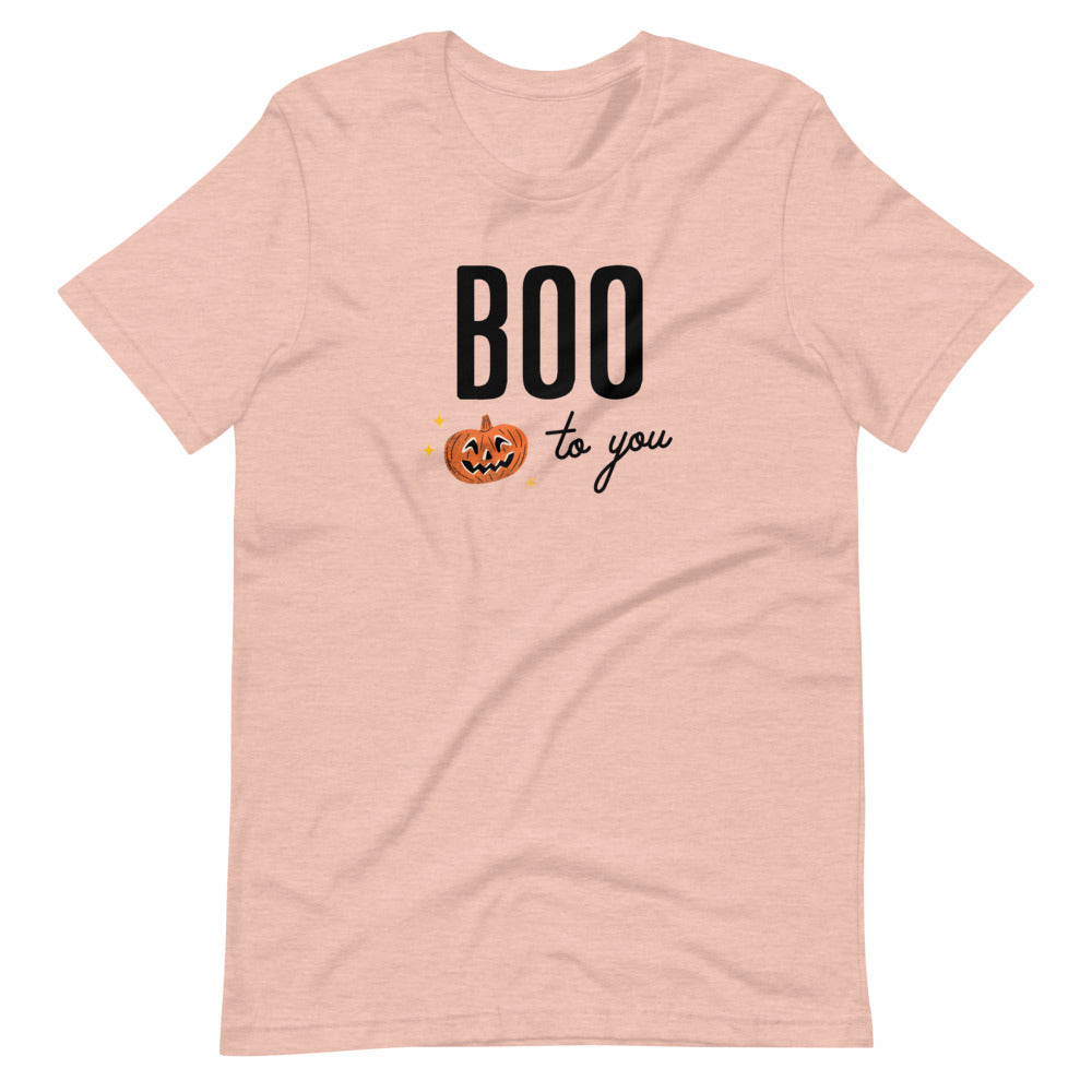 Halloween Boo to You Pumpkin Unisex T-Shirt (more colors avaialble)