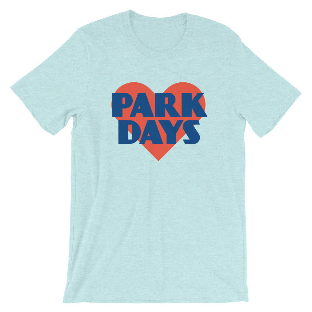 Park Days Heart Short-Sleeve Unisex T-Shirt - Next Stop Main Street