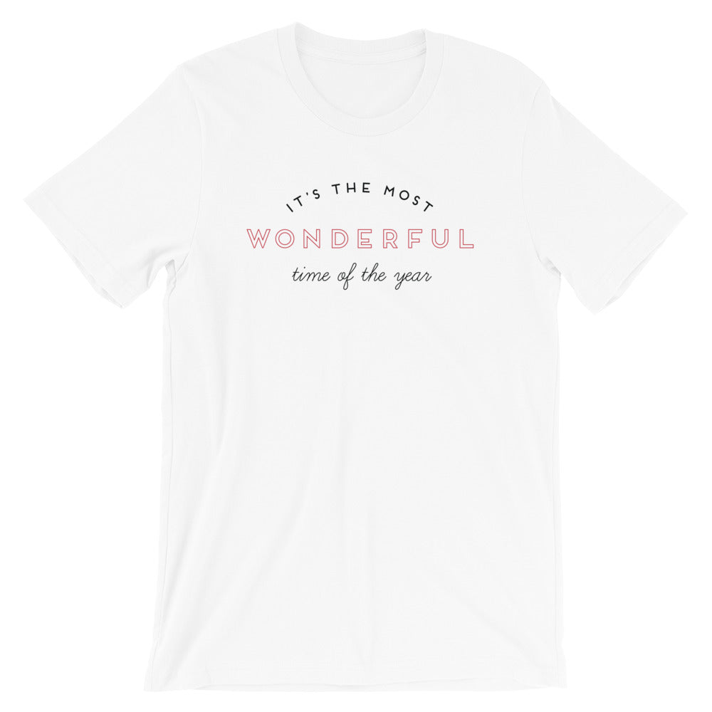 Christmas Most Wonderful Time of the Year Short-Sleeve Unisex T-Shirt - Next Stop Main Street