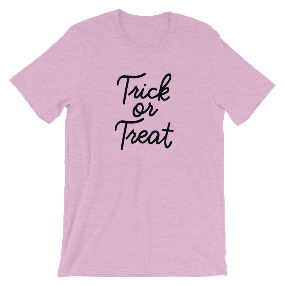 Halloween Trick or Treat Short-Sleeve Unisex T-Shirt - Next Stop Main Street