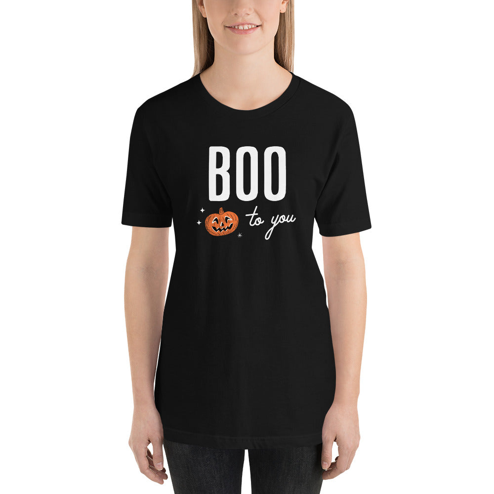 Halloween Boo to You Pumpkin T-Shirt (more colors available)