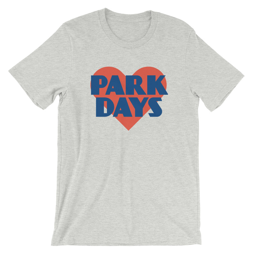 Park Days Heart Short-Sleeve Unisex T-Shirt - Next Stop Main Street