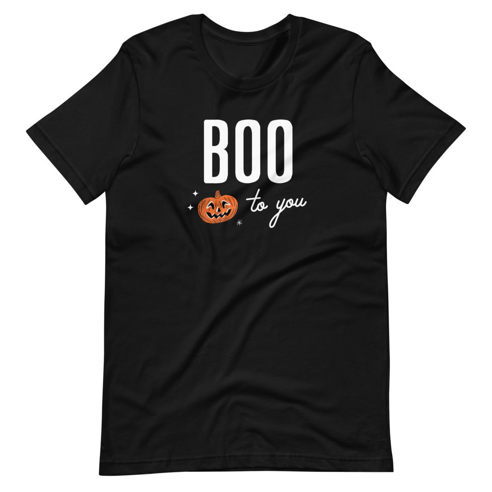 Halloween Boo to You Pumpkin T-Shirt (more colors available)