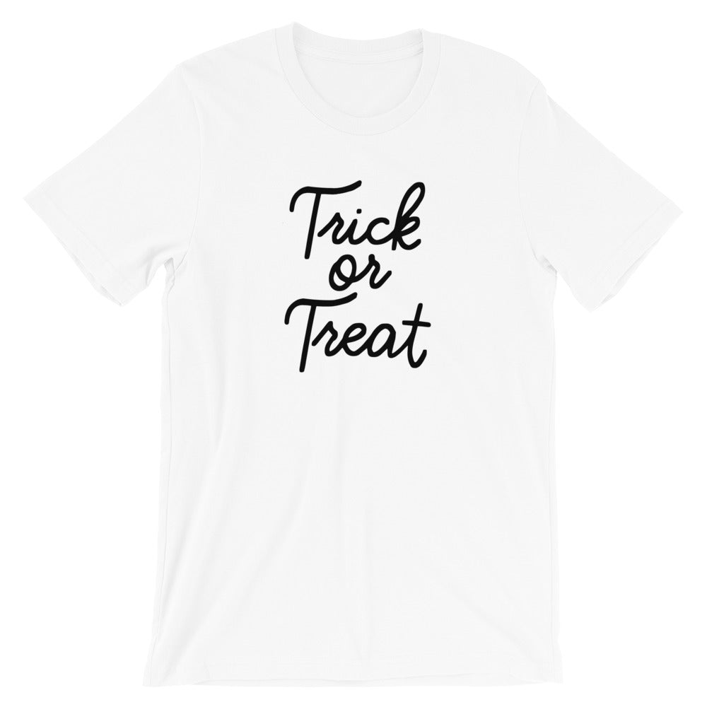 Halloween Trick or Treat Short-Sleeve Unisex T-Shirt - Next Stop Main Street
