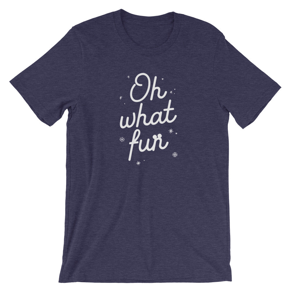 Christmas Oh What Fun Short-Sleeve Unisex T-Shirt - Next Stop Main Street