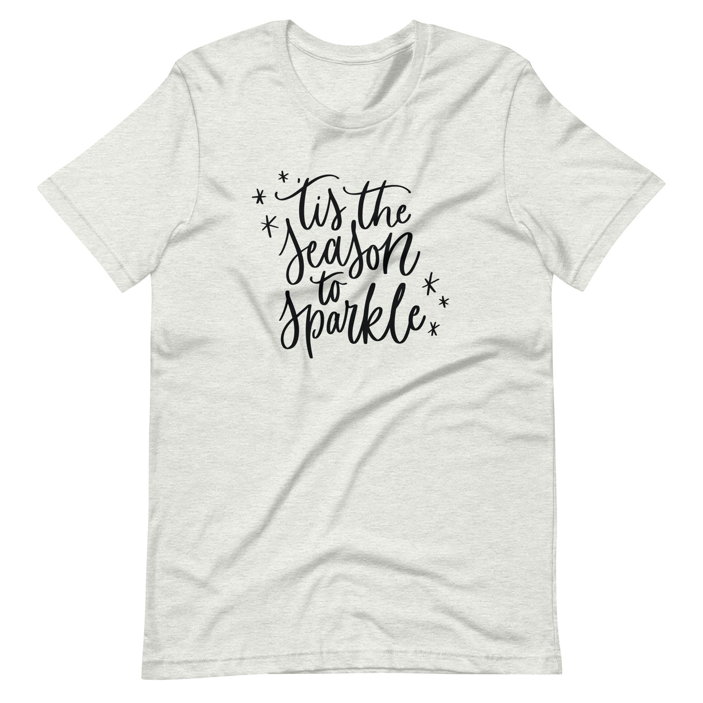 Christmas 'Tis the Season to Sparkle Short-Sleeve Unisex T-Shirt (more colors available)