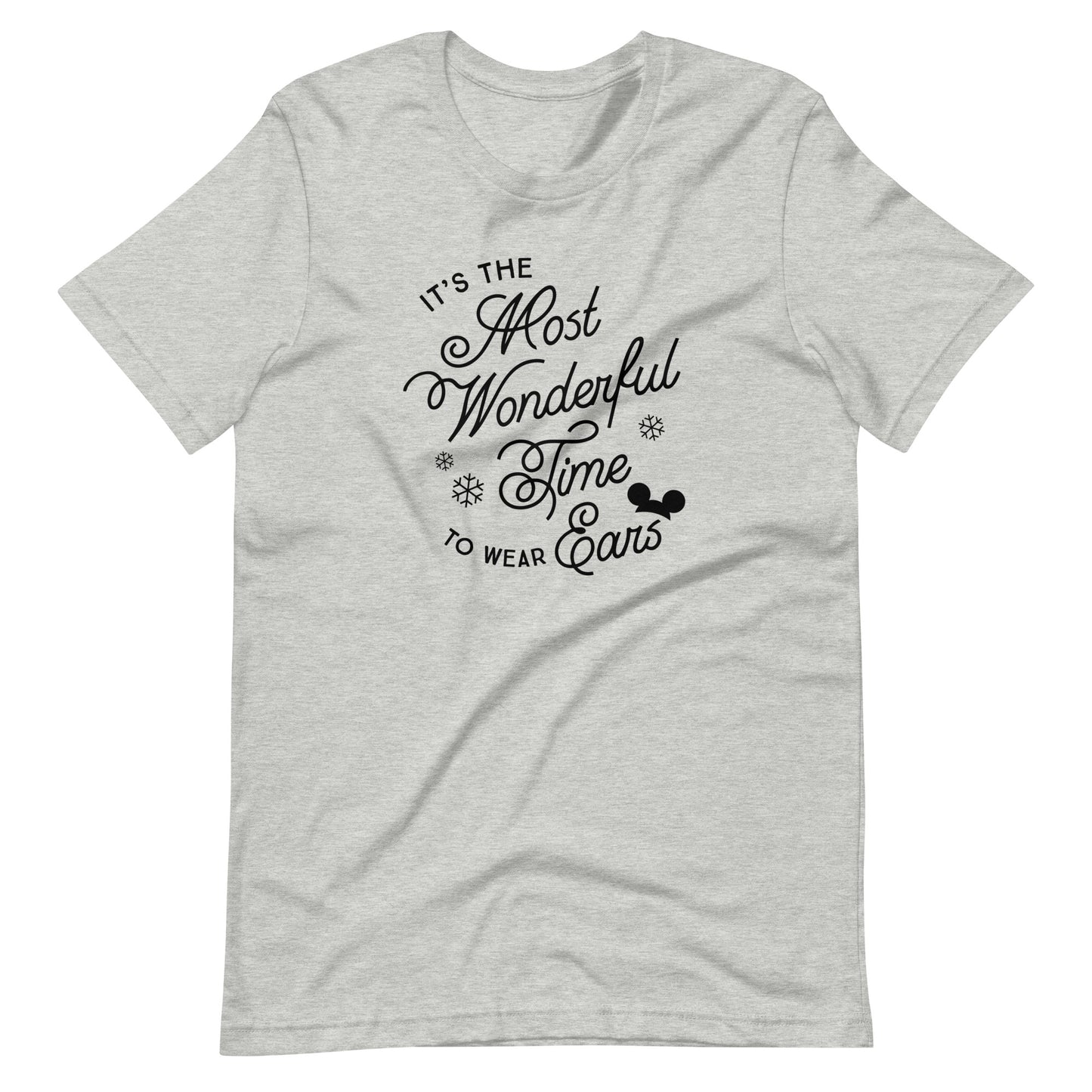 Christmas It's the Most Wonderful Time to Wear Ears T-Shirt (more colors available)