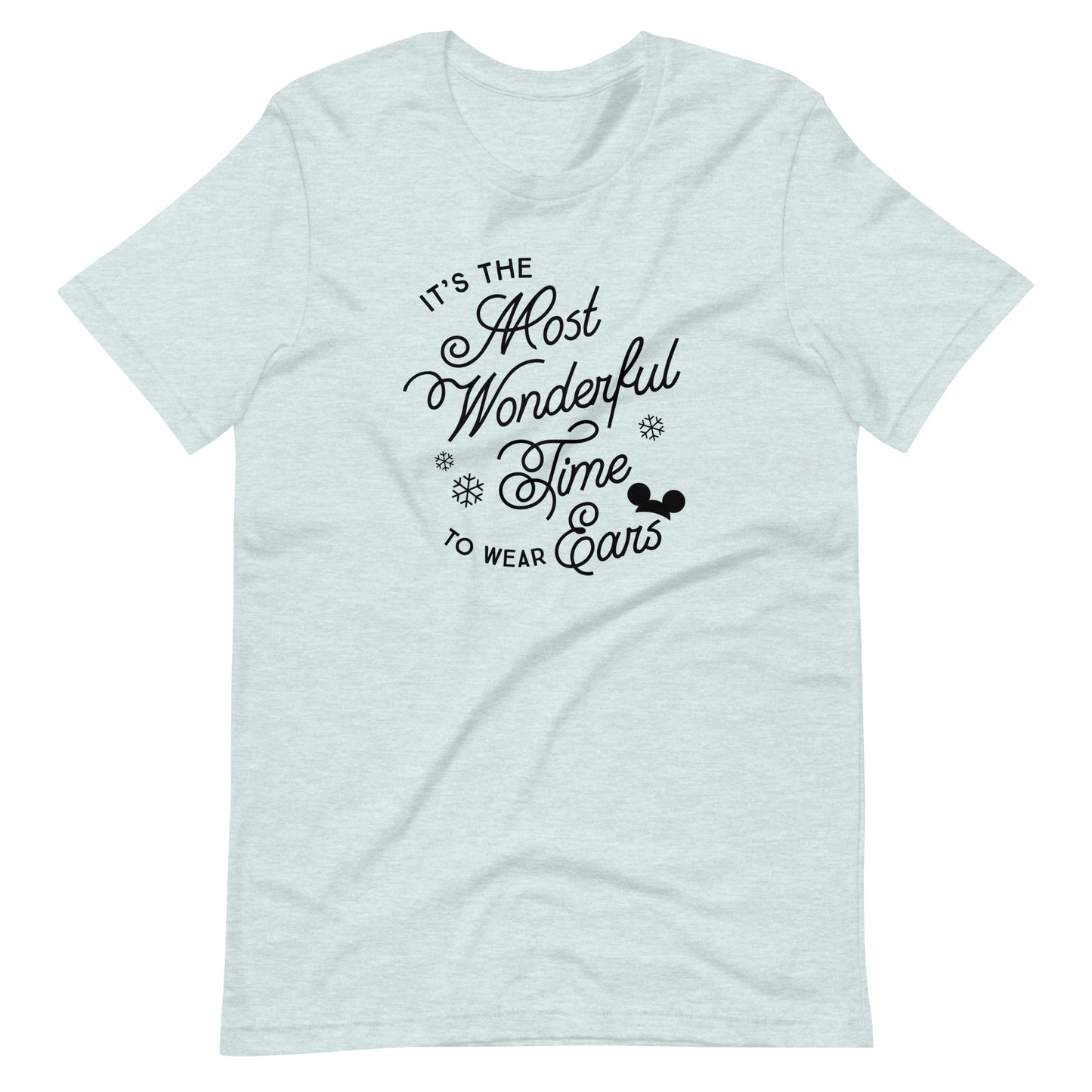 Christmas It's the Most Wonderful Time to Wear Ears T-Shirt (more colors available)