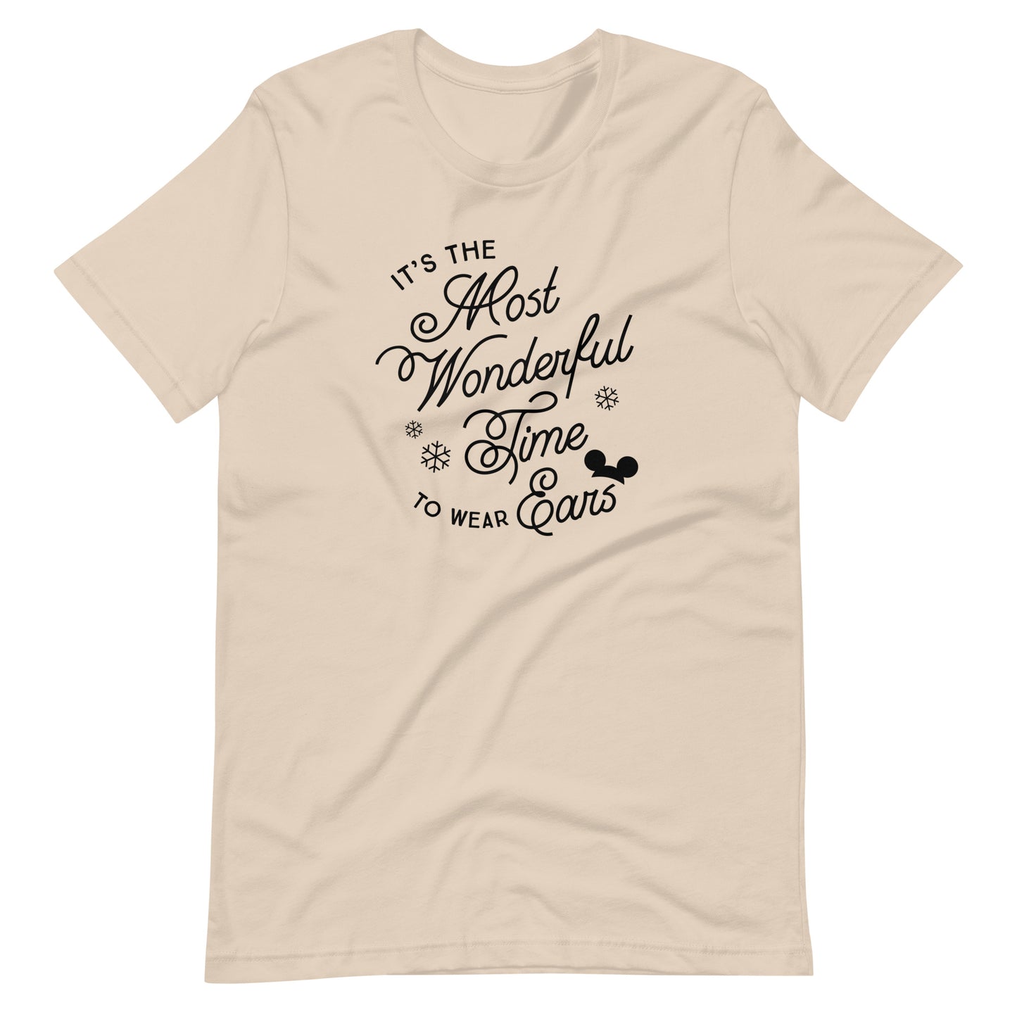 Christmas It's the Most Wonderful Time to Wear Ears T-Shirt (more colors available)
