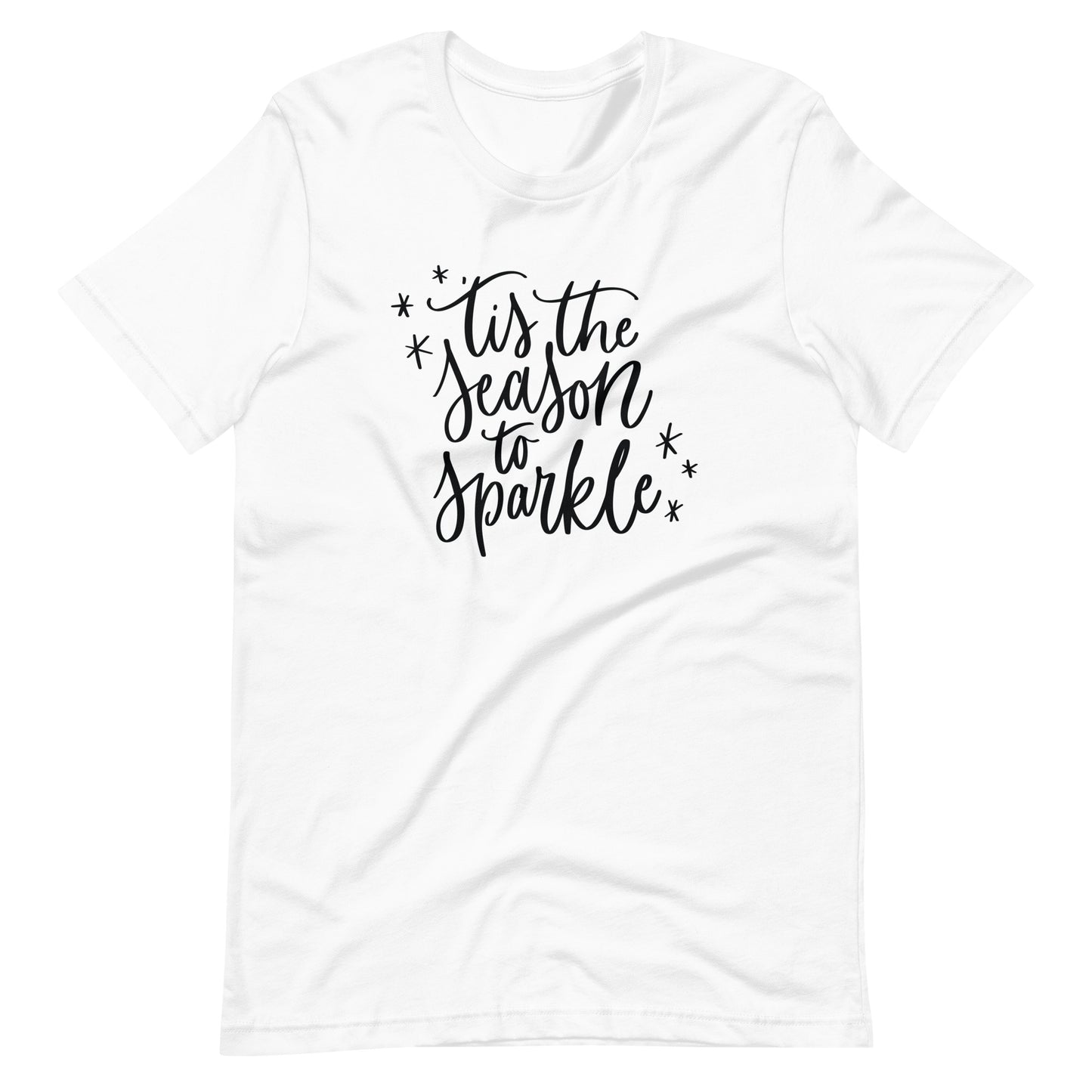 Christmas 'Tis the Season to Sparkle Short-Sleeve Unisex T-Shirt (more colors available)
