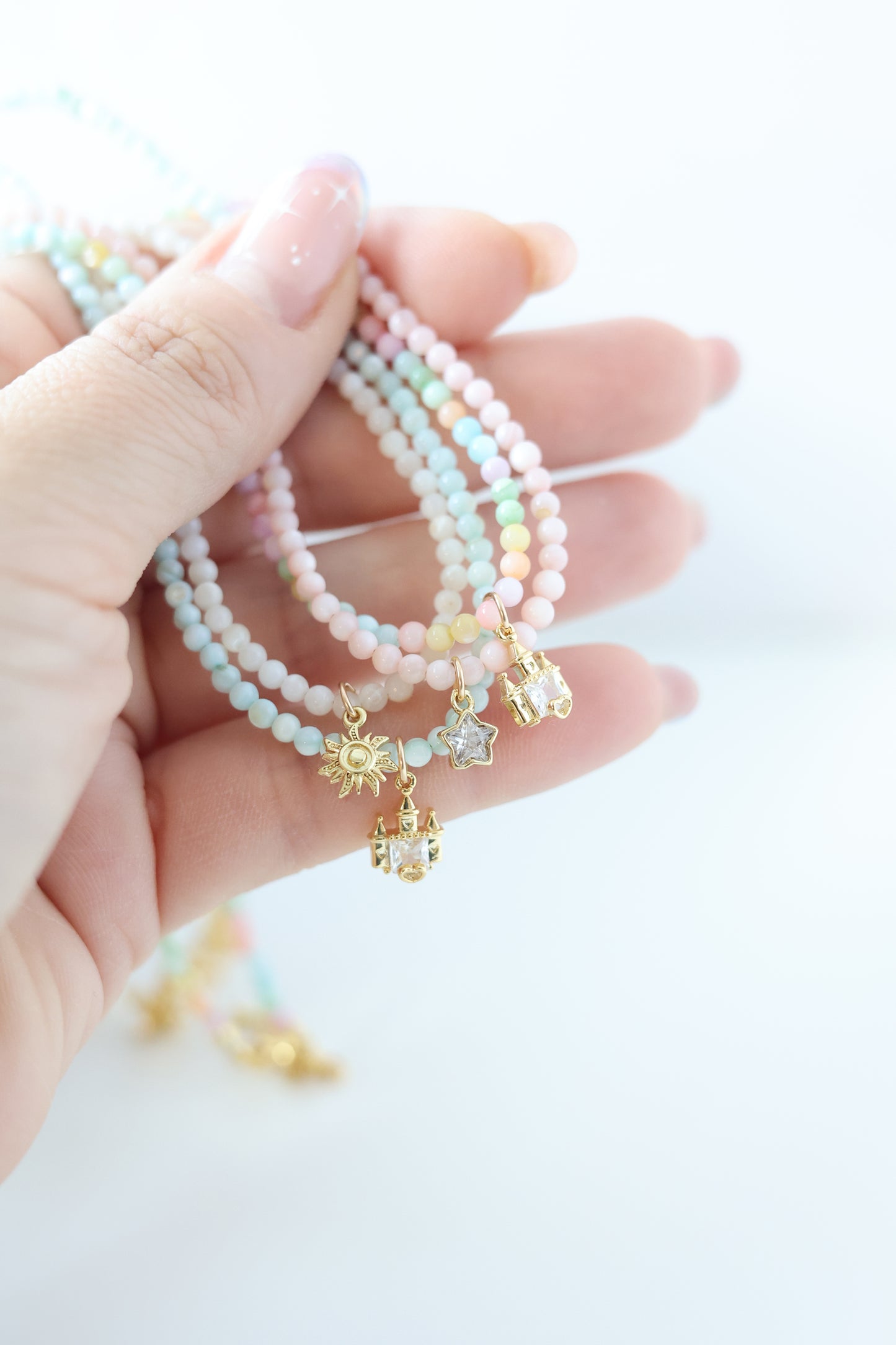 Pixie Dust Collection - Beaded Necklace with Charm