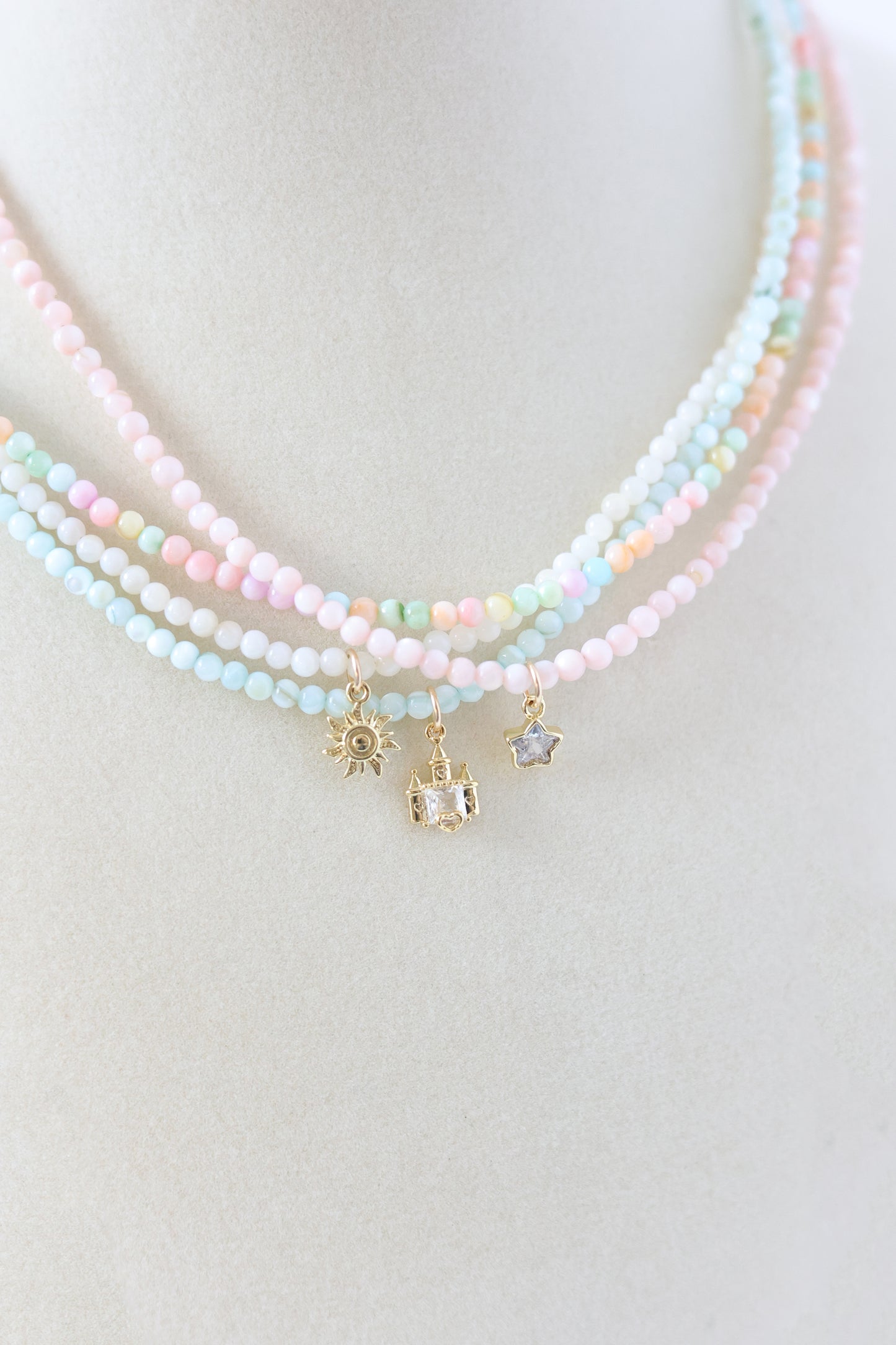 Pixie Dust Collection - Beaded Necklace with Charm