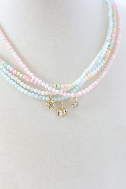 Pixie Dust Collection - Beaded Necklace with Charm
