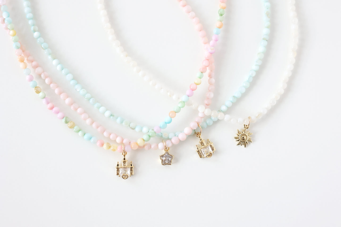 Pixie Dust Collection - Beaded Necklace with Charm