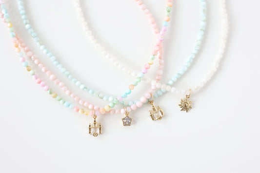 Pixie Dust Collection - Beaded Necklace with Charm
