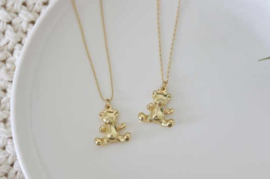 Pixie Dust Collection - Holiday Bear Necklace