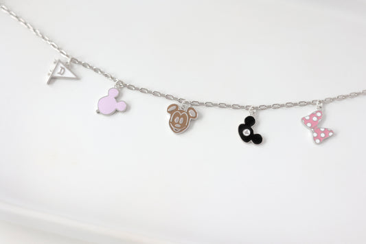 Celebrate Collection - Charm Necklace - Silver