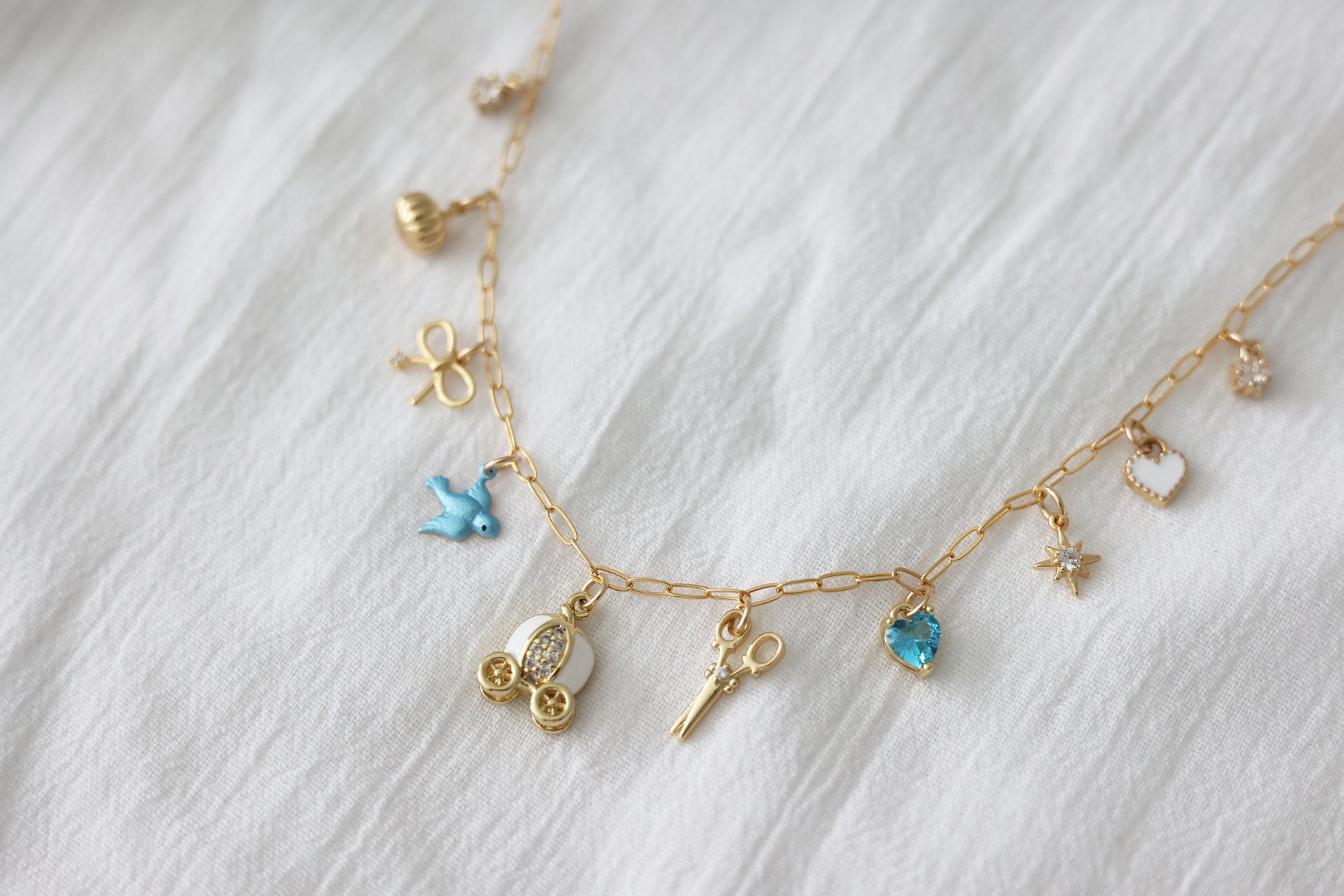 Pixie Dust Collection Cinderella Inspired Charm Necklace – Next