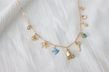 Pixie Dust Collection - Cinderella Inspired Charm Necklace