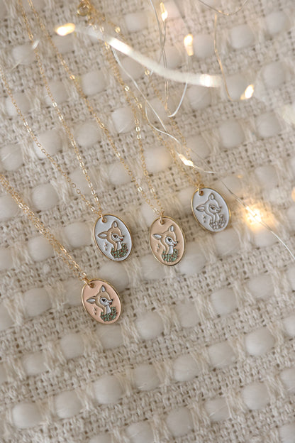 Pixie Dust Collection - Vintage Deer Necklace
