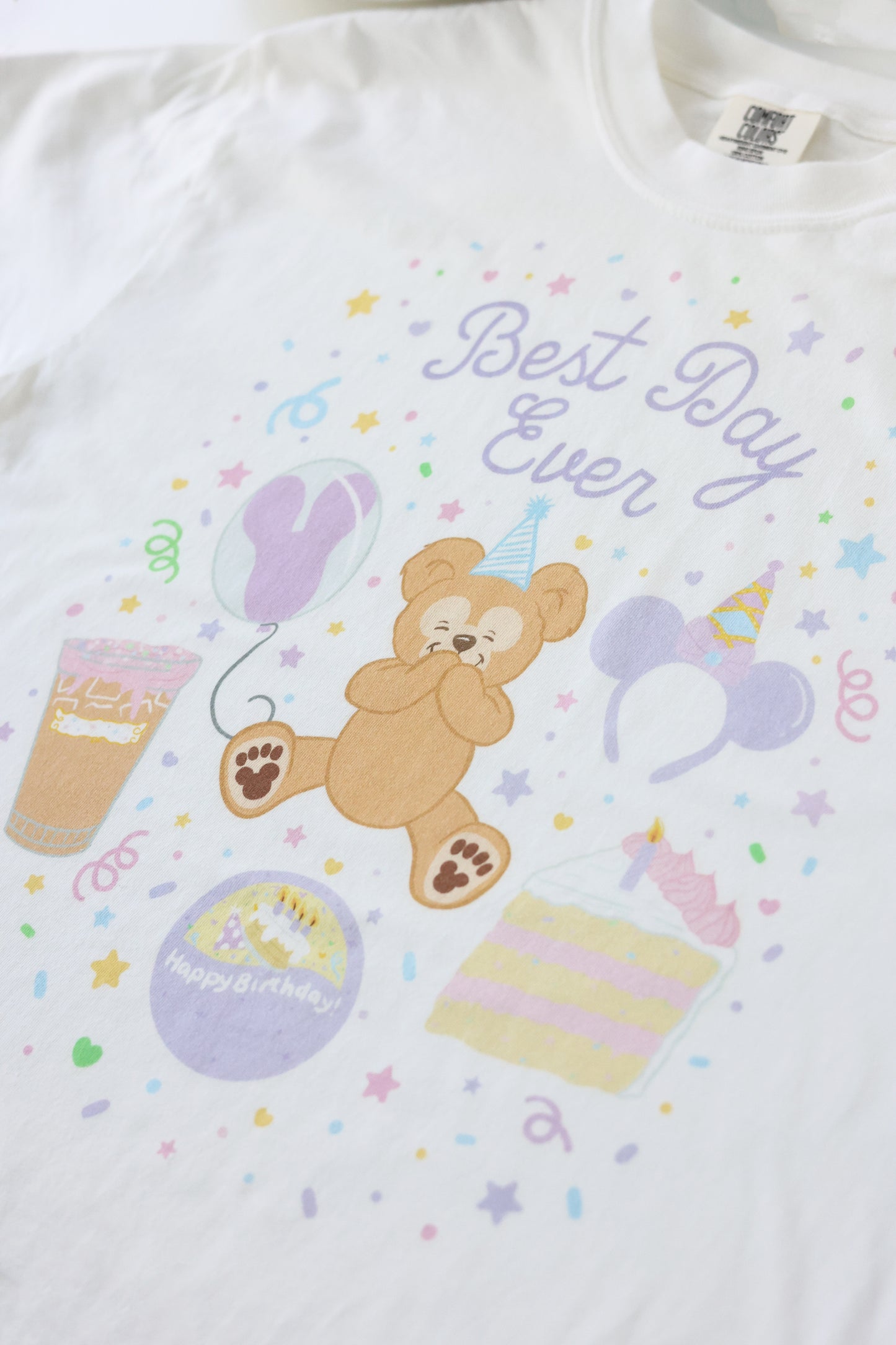 Celebration Bear unisex garment-dyed heavyweight t-shirt