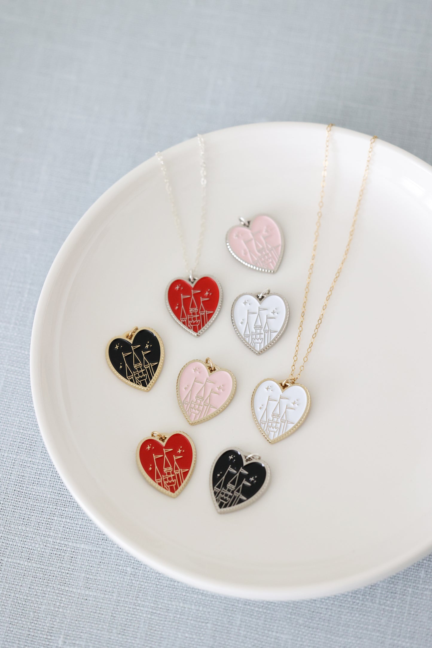 Pixie Dust Collection - Heart Castle Necklace