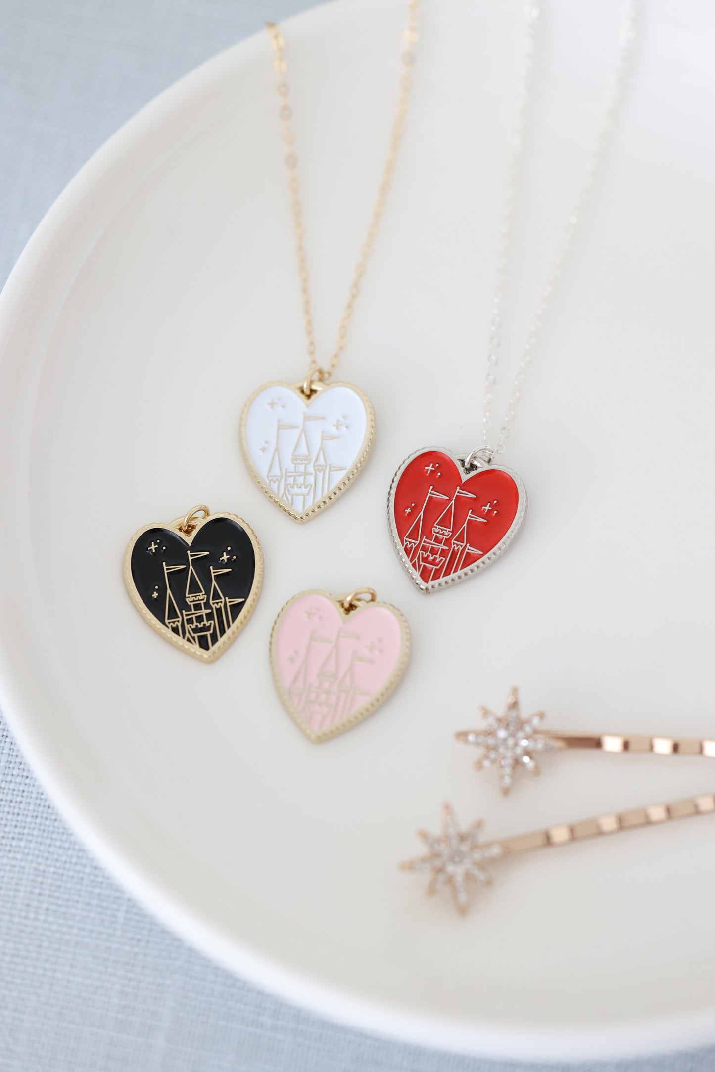 Pixie Dust Collection - Heart Castle Necklace