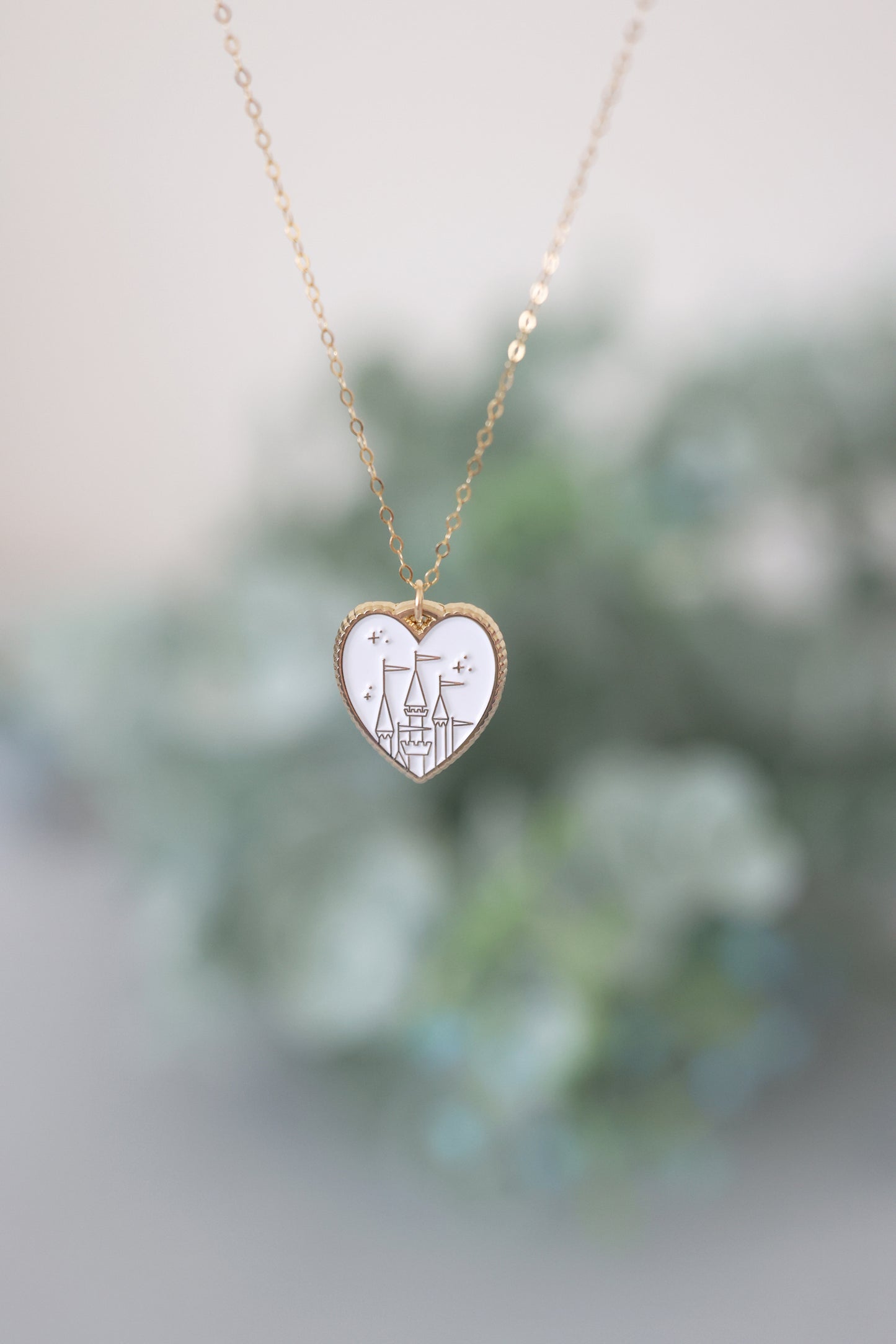 Pixie Dust Collection - Heart Castle Necklace