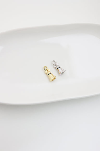 Pixie Dust Collection - Ghost Necklace - Silver and Gold
