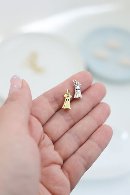 Pixie Dust Collection - Ghost Necklace - Silver and Gold