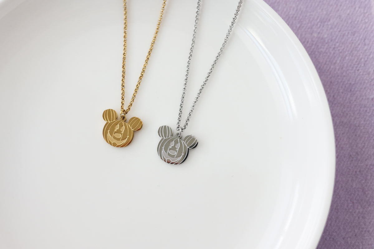 Pixie Dust Collection - Pumpkin Necklace - Stainless Steel
