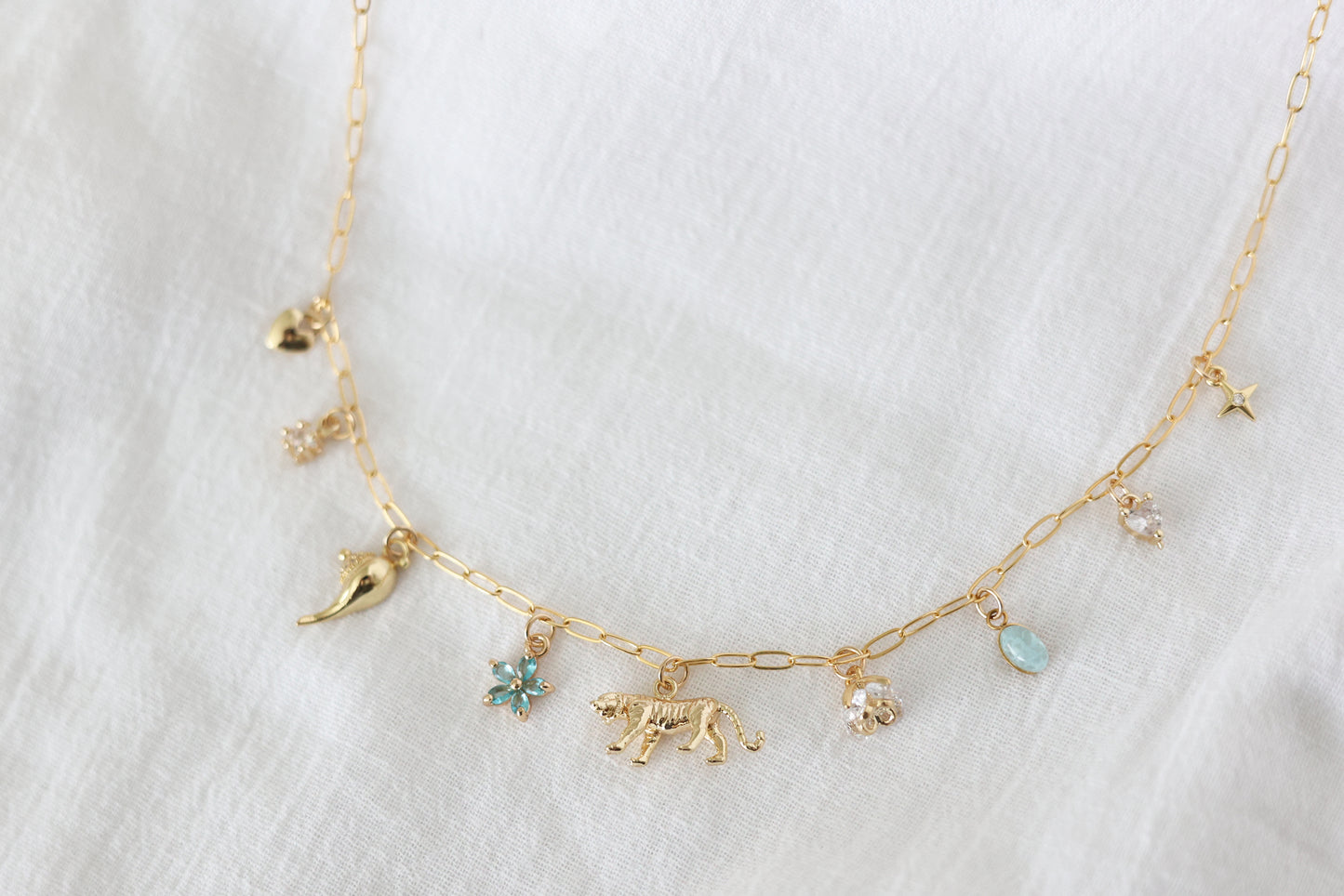 Pixie Dust Collection - Jasmine + Rajah Charm Necklace