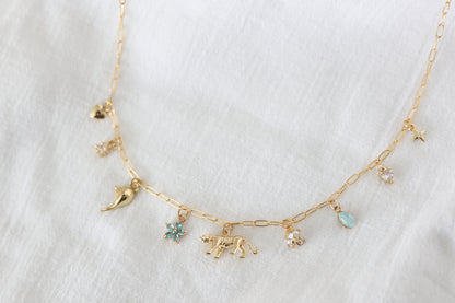 Pixie Dust Collection - Jasmine + Rajah Charm Necklace