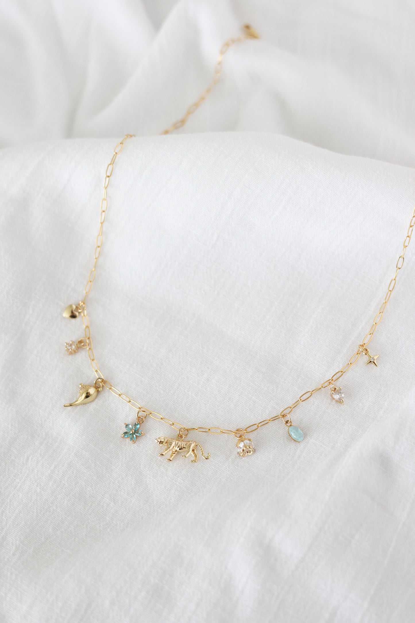 Pixie Dust Collection - Jasmine + Rajah Charm Necklace