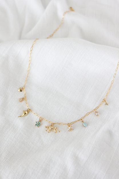 Pixie Dust Collection - Jasmine + Rajah Charm Necklace