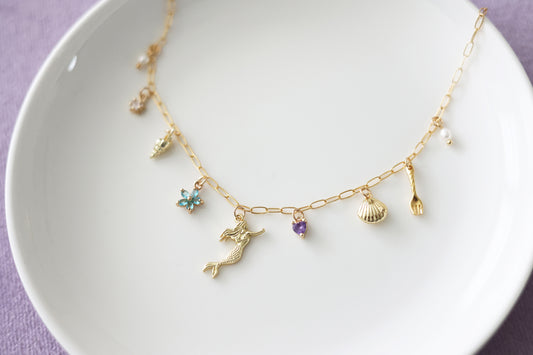 Pixie Dust Collection - Mermaid Charm Necklace