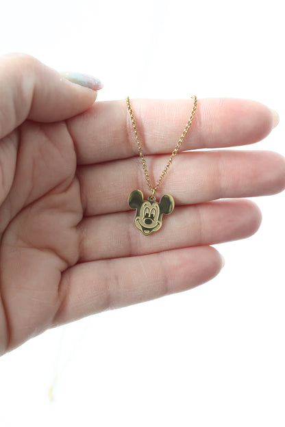 Pixie Dust Collection - Mickey Necklace - Stainless Steel