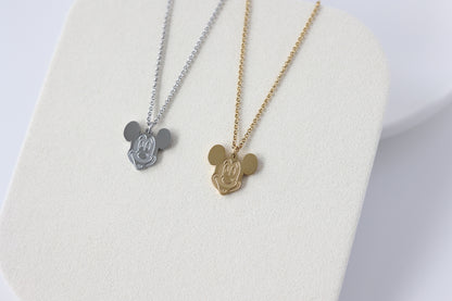 Pixie Dust Collection - Mickey Necklace - Stainless Steel