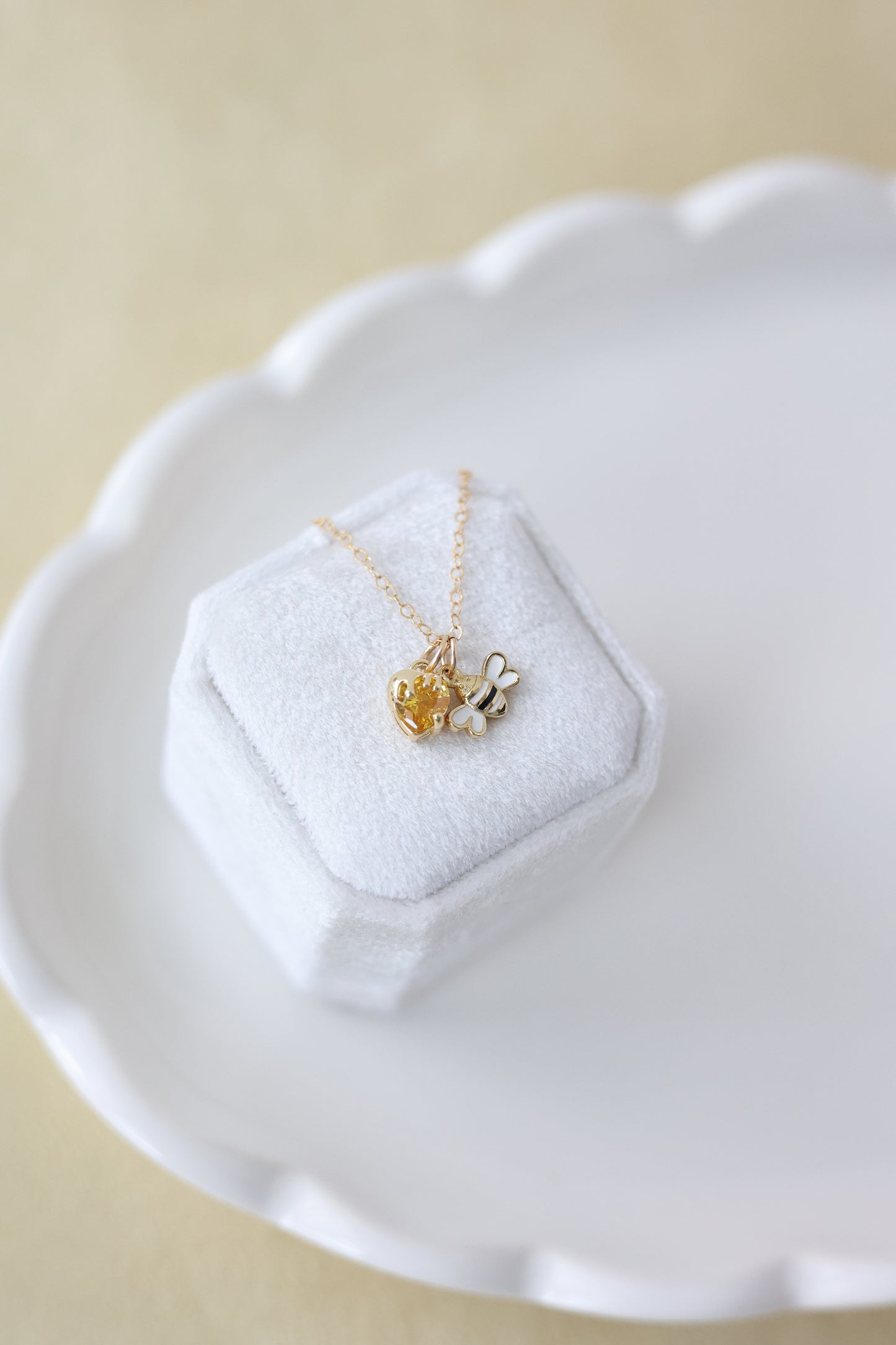 Pooh Inspired Necklace