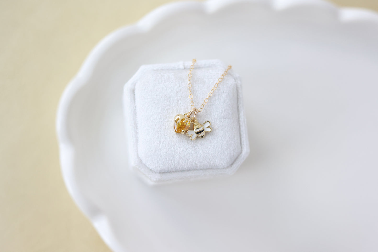 Pooh Inspired Necklace